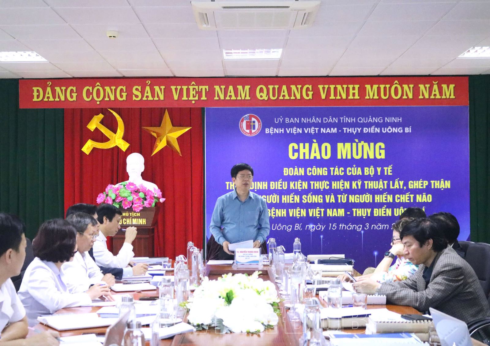 TS. Nguyễn Trọng Khoa – Phó Cục trưởng cục Quản lý Khám, chữa bệnh Bộ Y tế phát biểu