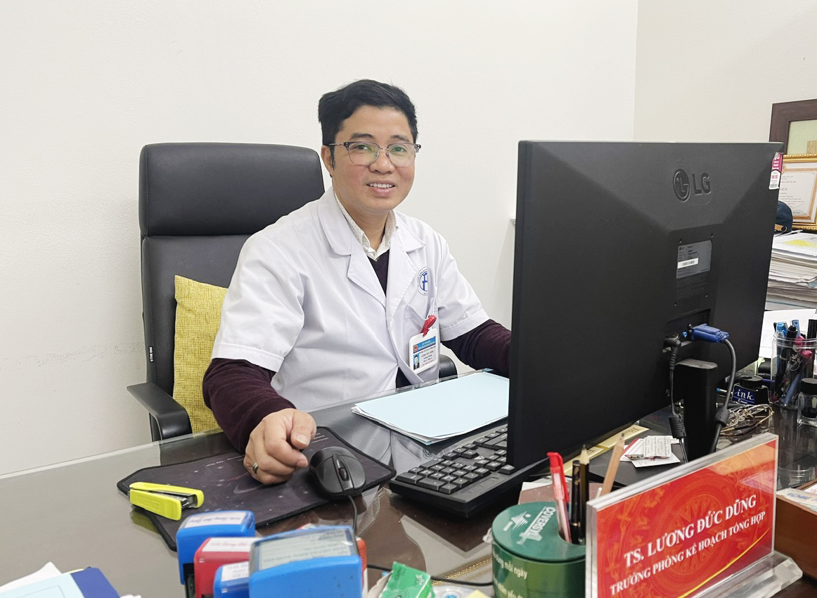 TS Lương Đức Dũng, Trưởng phòng Kế hoạch Tổng hợp, BVĐK Xanh Pôn.