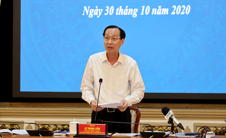 Ông Lê Thanh Liêm, PCT thường trực UBND TP.HCM.