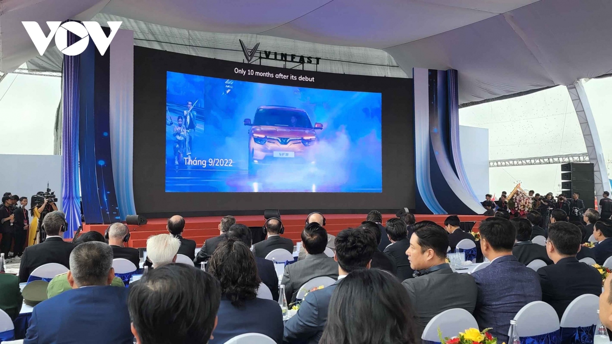 Sự kiện đánh dấu bước tiến đặc biệt của ngành công nghiệp xe hơi Việt Nam.
