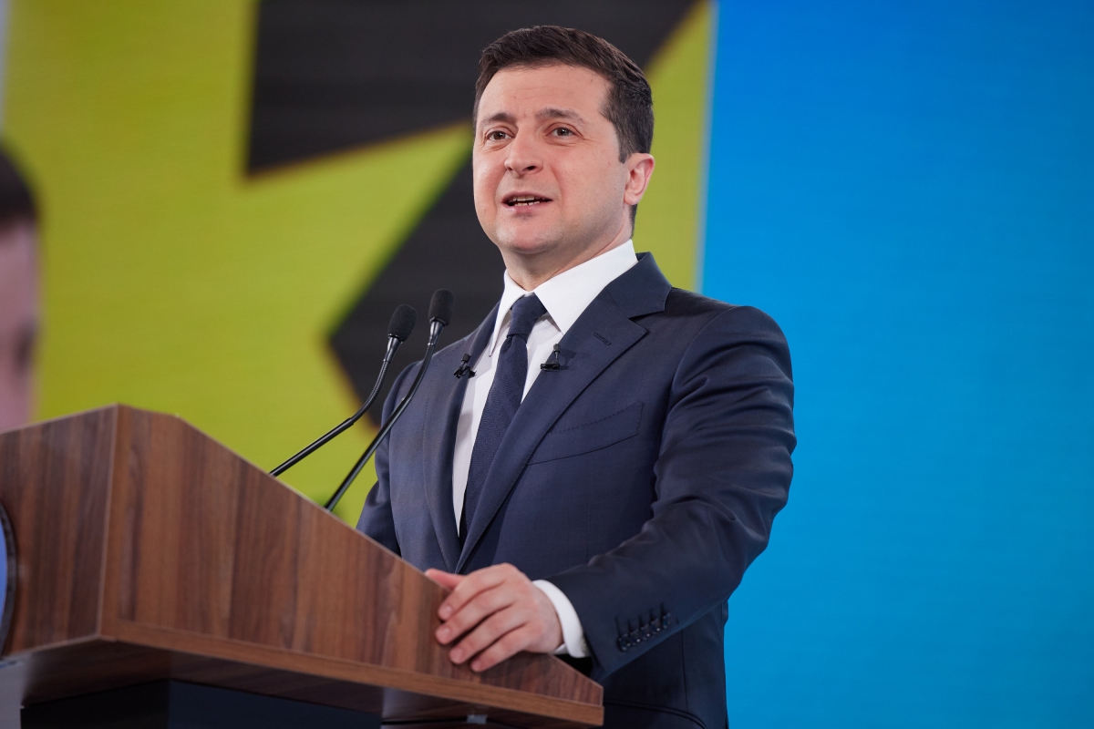 Tổng thống Ukraine Volodymyr Zelensky. (Ảnh: Wikipedia)
