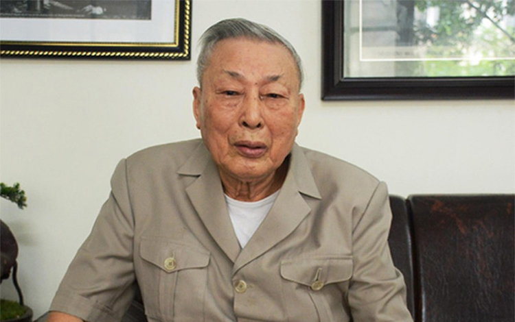 Trung tướng Đồng Sỹ Nguyên, nguyên Phó Chủ tịch Hội đồng Bộ trưởng, từ trần ngày 4/4/2019.